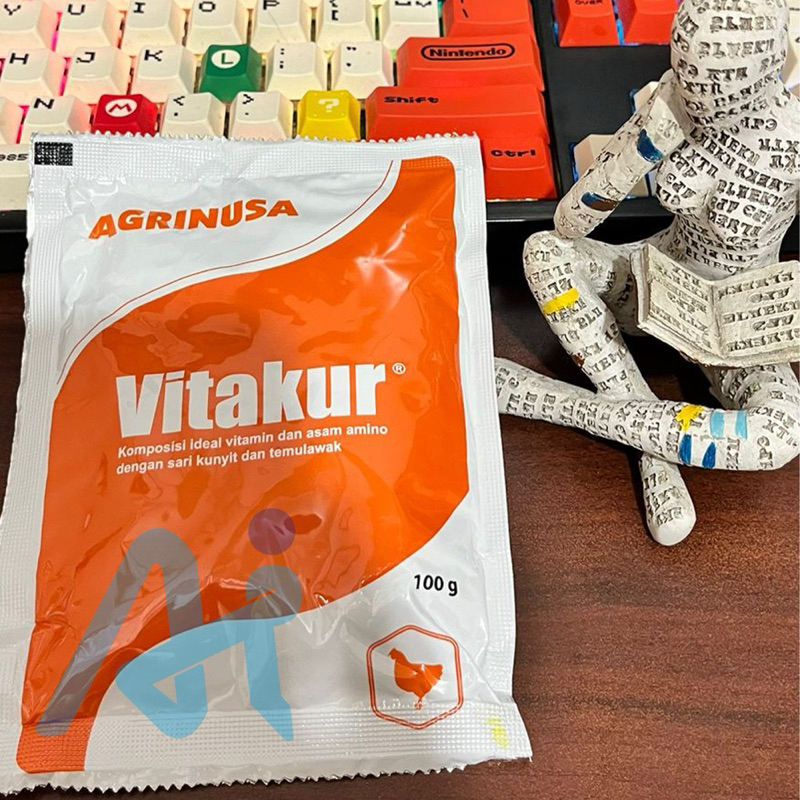 VITAKUR 100 Gram Multivitamin Herbal Buat Ayam