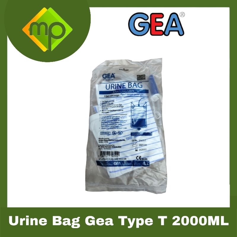 Urine Bag Gea Type T  Kantong Urine Gea T Type With Hanger