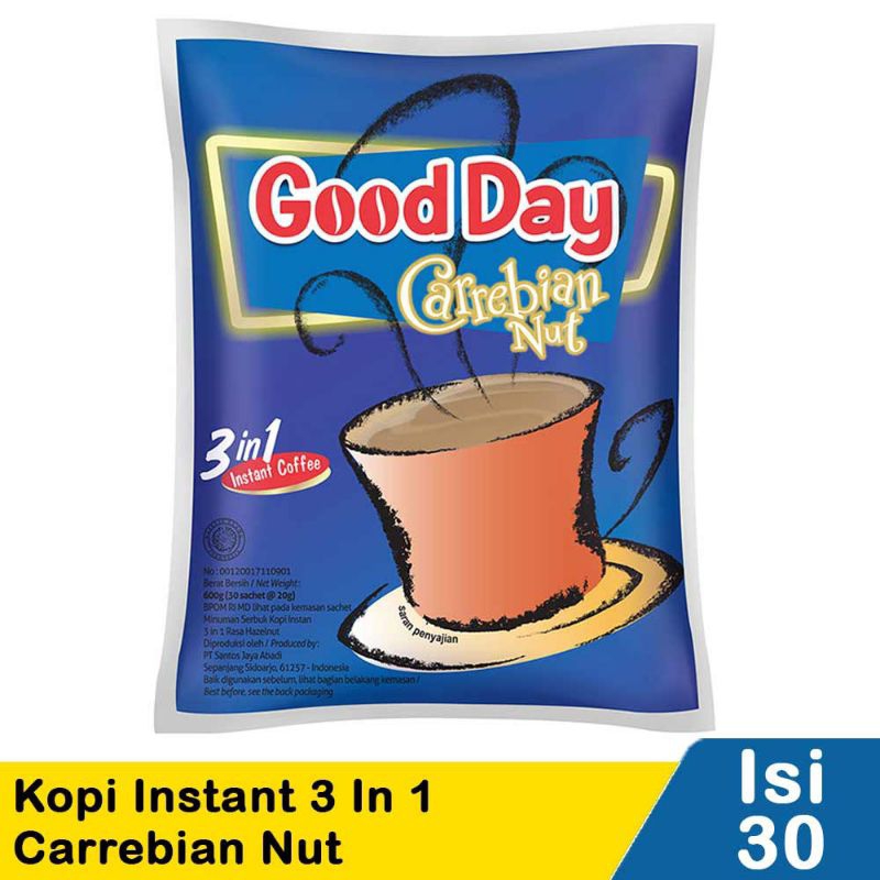 

Goodday Carebian Nut 3x23gr isi 3 renteng