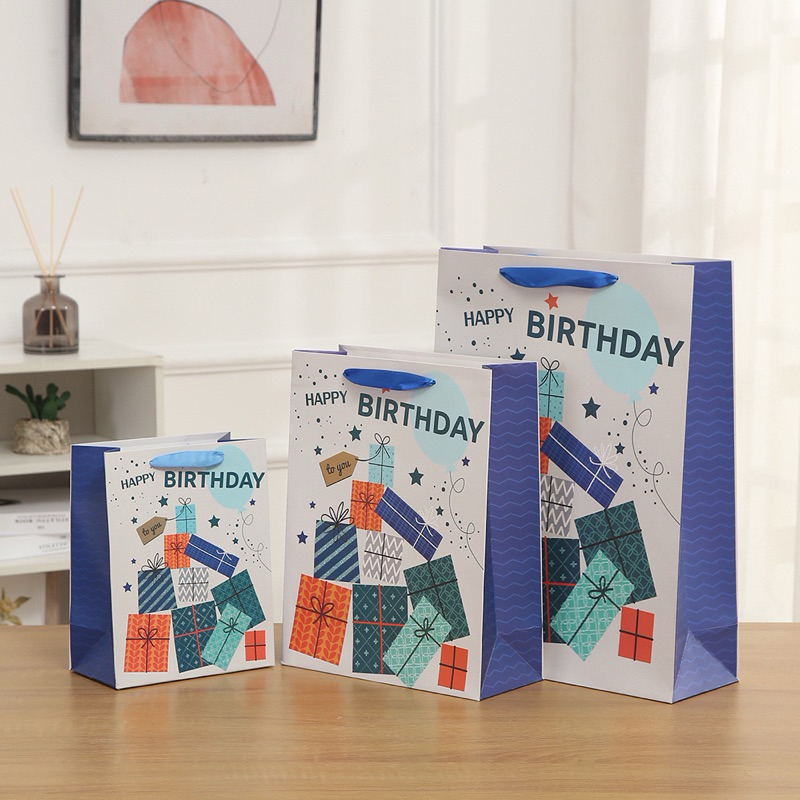 

Delunashop DL1155S Paper Bag Motif Vintage Kantong Goodie Bag Hampers Tas Hadiah Kado