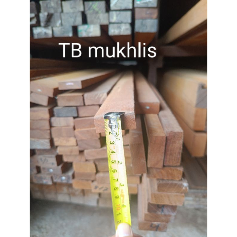 kayu ulin no 1 ukuran 5x7 pasaran/bancir