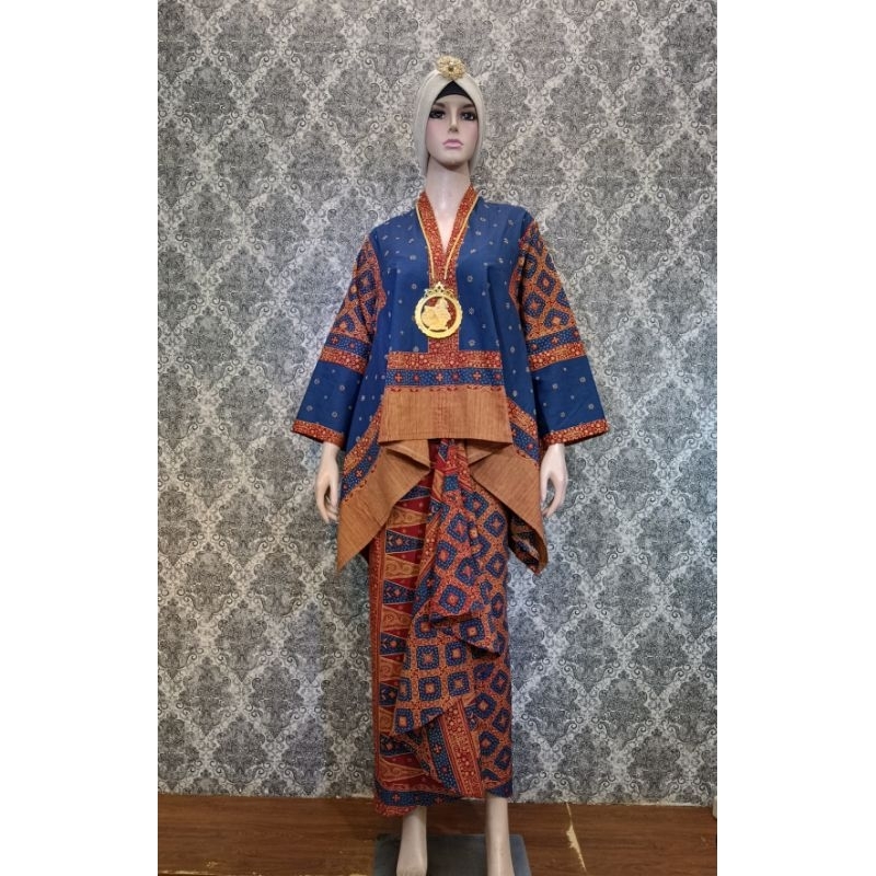 Set Rok Batik Pesta Jupri Katun Palembang / Setelan Batik Atasan Rok Jumbo / Set Batik Katun - Batik