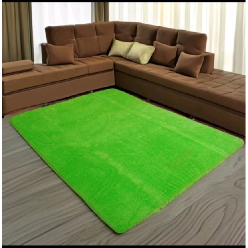 karpet bulu rasfur premium lebih panjang dan lembut