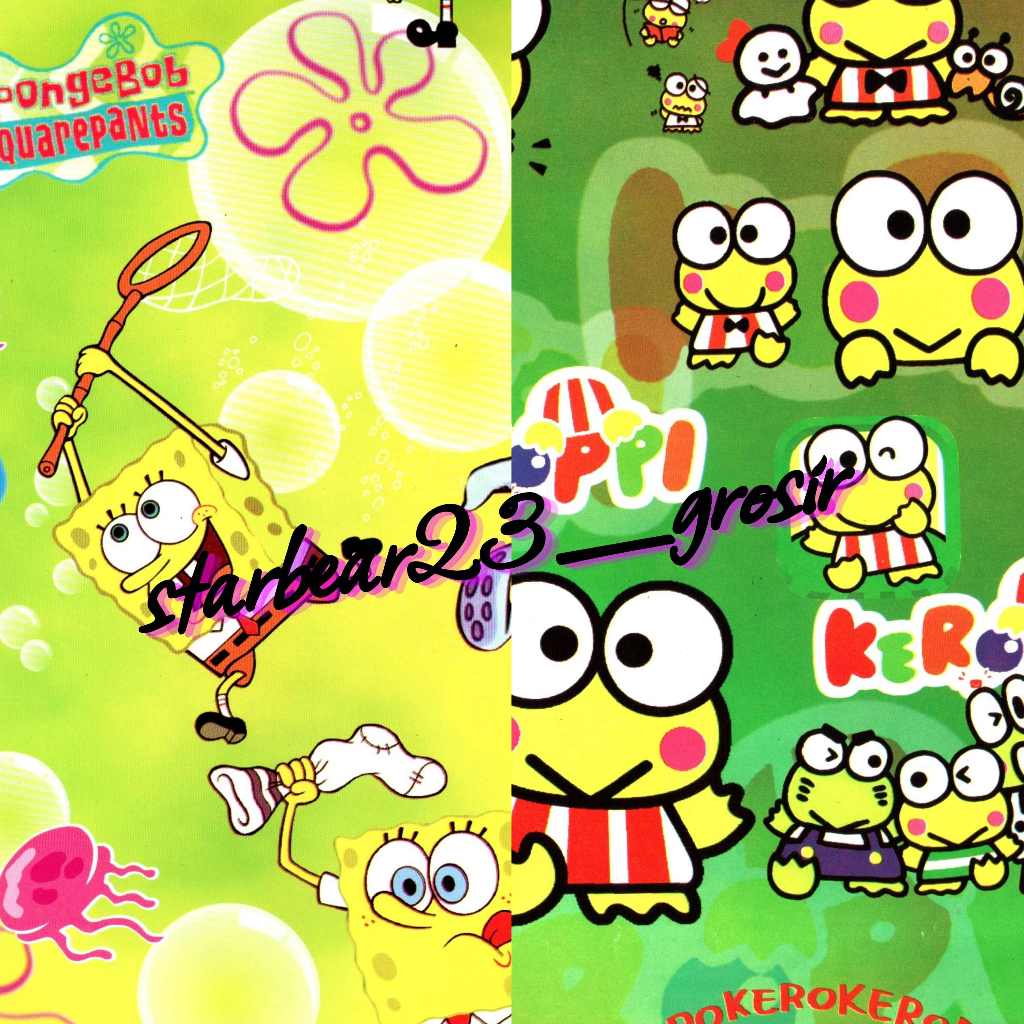 

Kertas kado Glossy Spongebob Squarepants