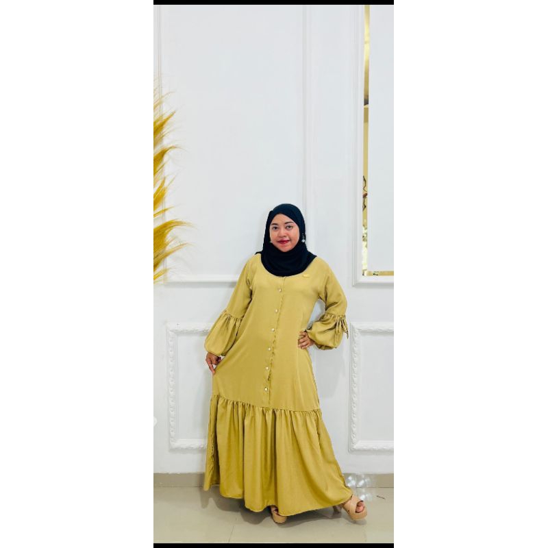 COD GAMIS OLIVE SYAR"I ALANA TERBARU TERMEWAH TERMURAH DISKON