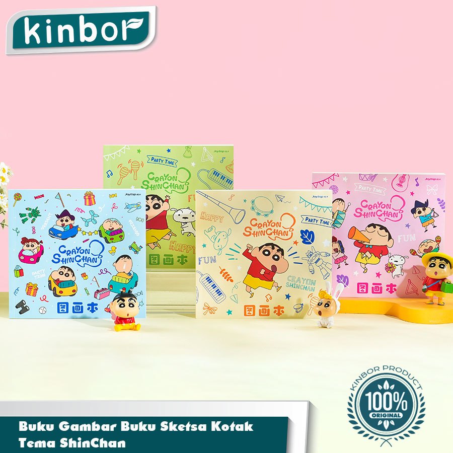 

Buku gambar A4 Crayon Sinchan / Drawing Book A4 20 Lembar Kertas Tebal Tidak Tembus