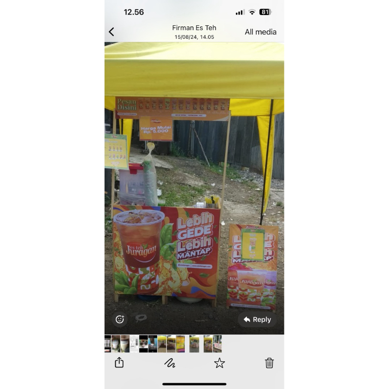 

paket usaha es teh