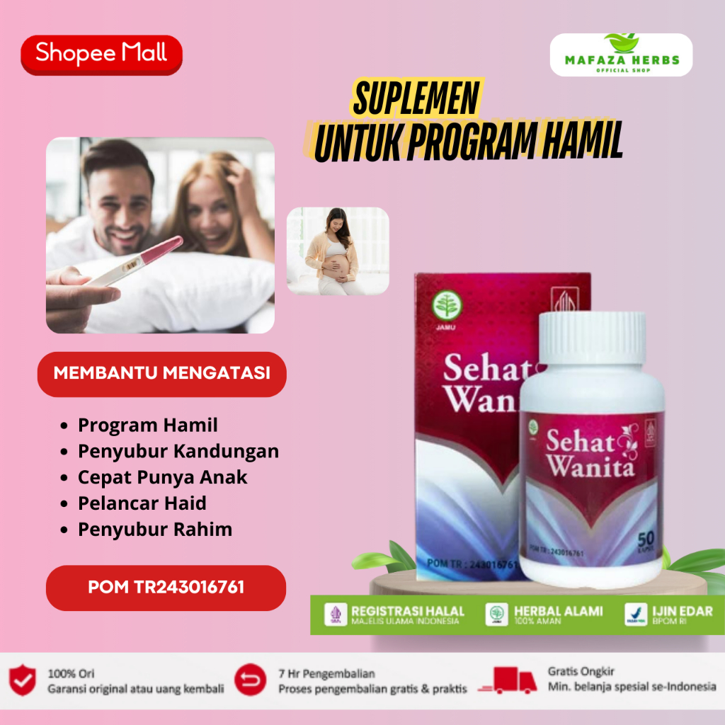 Obat Promil Suami Istri, Program Hamil, Penyubur Kandungan, Agar Cepat Hamil, Cepat Punya Anak, Meny