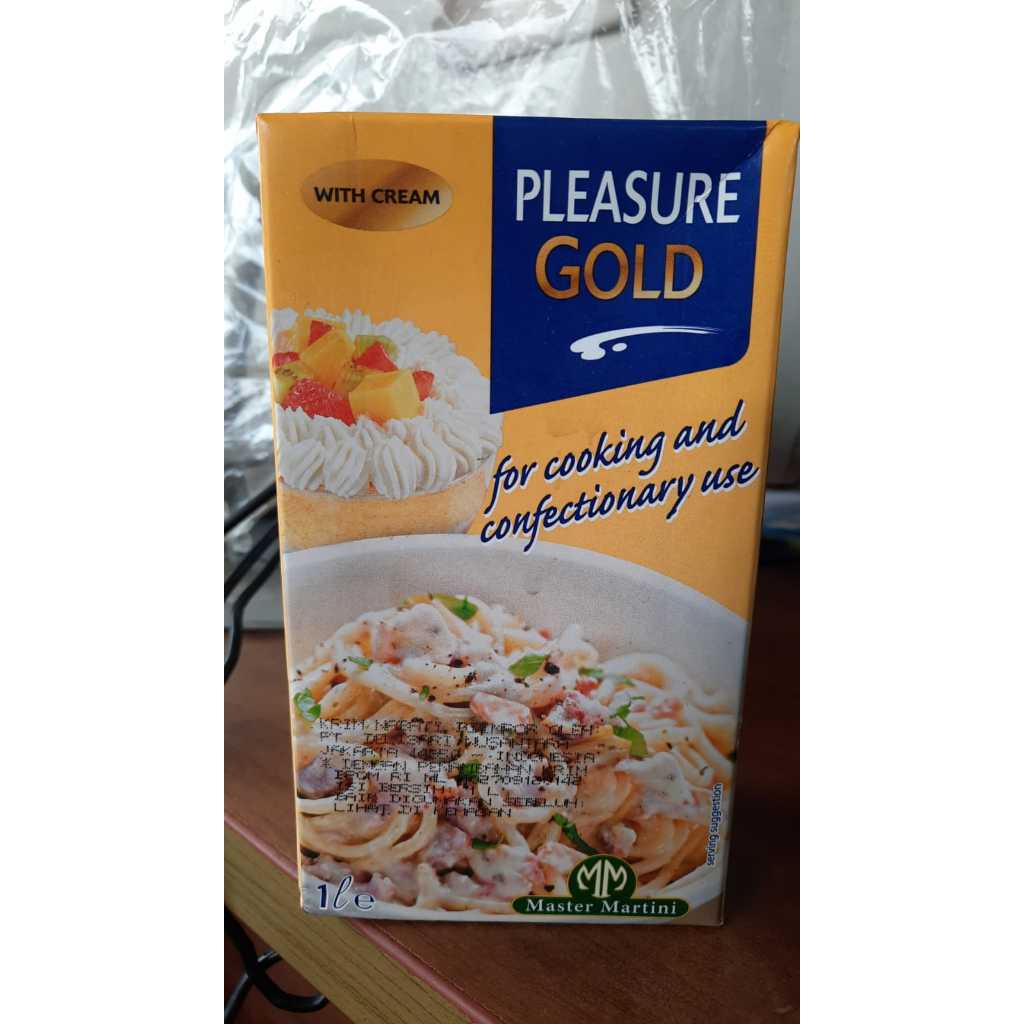 

Pleasure gold cooking/whipping cream 1liter (khusus pengiriman instan)