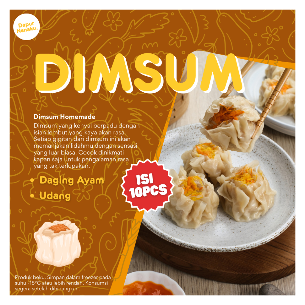 

Dimsum Frozen Premium isi 10pcs - dapurnenaku