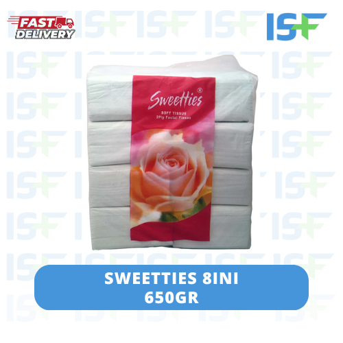 ISF Sweetties Facial Tissue -650 gr 8 Rolls