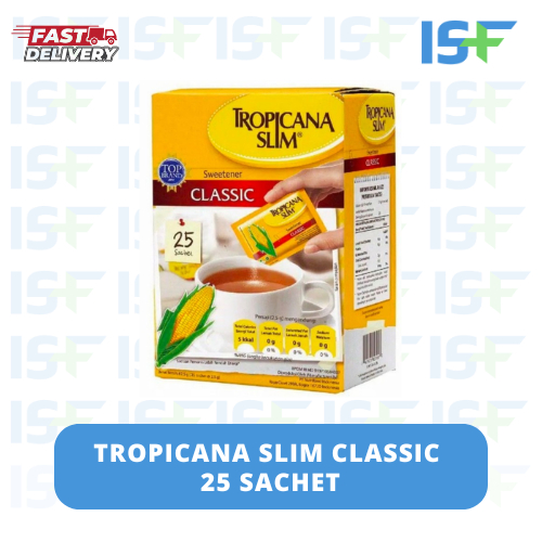 

⭐ISF⭐Tropicana Slim Classic 25's / Tropicana Slim Sweetener Classic - Pemanis untuk Bantu Batasi Gula