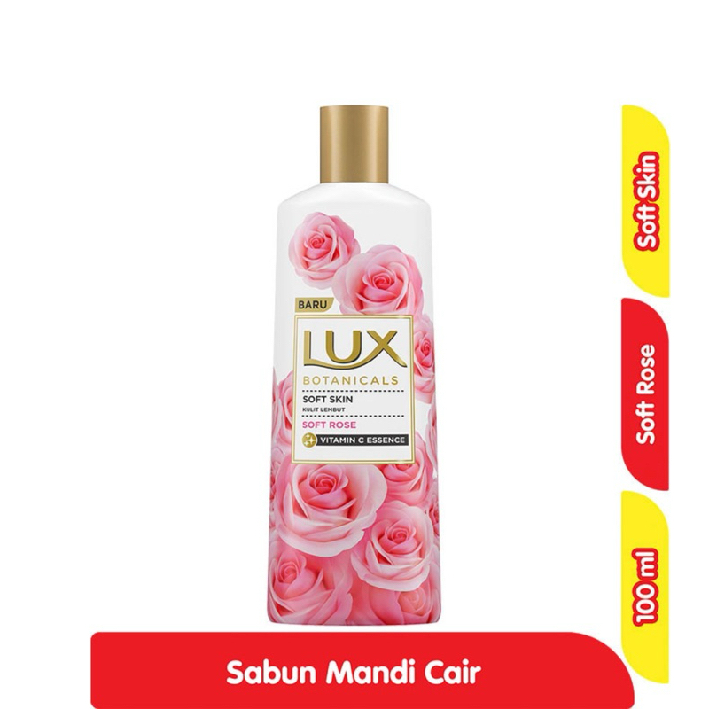 Lux Botanicals Sabun Mandi Cair Soft Rose Botol 100ml