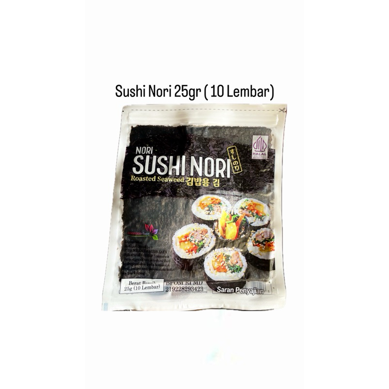 

Sushi Nori isi 10 lembar