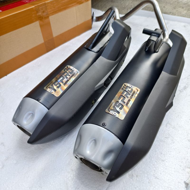 Knalpot Standar Racing Model Tzm Original YS PRO Racing Exhaust Fullsistem cover tameng Airblade mot