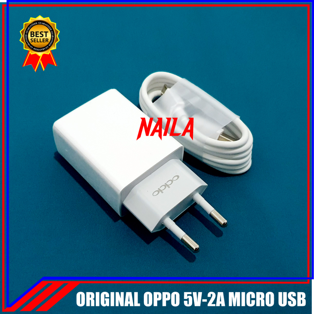 { Original Model AK933 } Charger Casan Hp Oppo A1K A31 A33 A3S A51 A5S A71 A83 Micro Usb 2A Adapter 