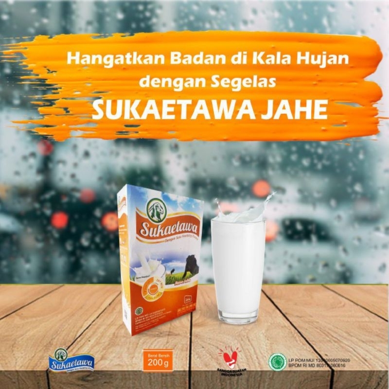 

Susu Kambing Sukaetawa Rasa Jahe, Susu Bubuk, Best. Seller