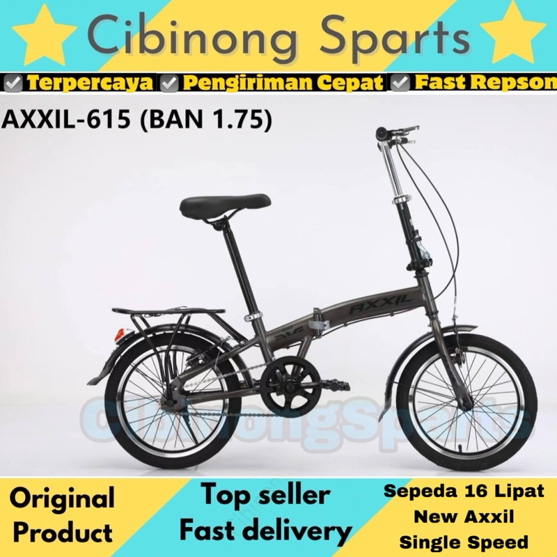 Sepeda Lipat 16 Axxil Single Speed New Product Good Quality