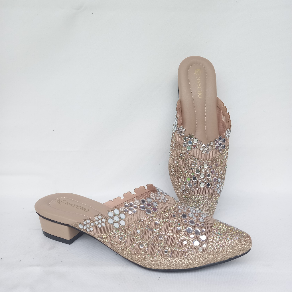 Wedding Shoes Pengantin Wanita Import Hak 3 cm