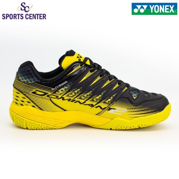 Promo Sepatu Badminton Yonex Junior Tour Dominant 2 JR Black / Neon Yellow