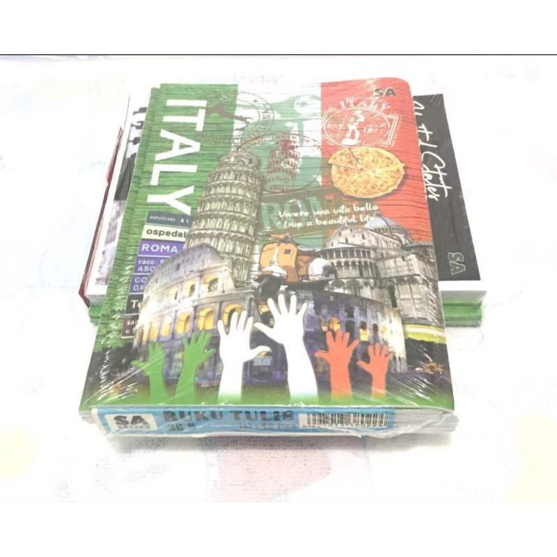 

Buku Tulis Tipis dan Murah 38 Lembar Uk. 21x16 1 Pack isi 10 Buku
