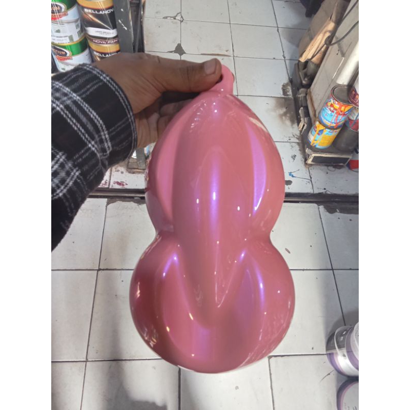 CAT MOTOR WARNA PING LEMBAYUNG UNGU PU