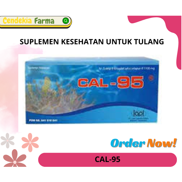 CAL-95 BOX 30 CAP - Cal 95 Suplemen Kesehatan Tulang Ibu Hamil Menyusui Osteoporosis