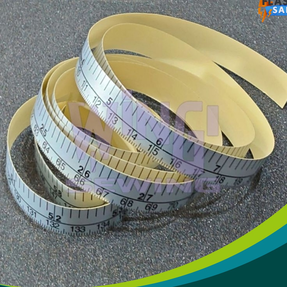 

MANTAP Meteran Stiker Metric Penggaris Sticker Vinyl Plastik 15cm