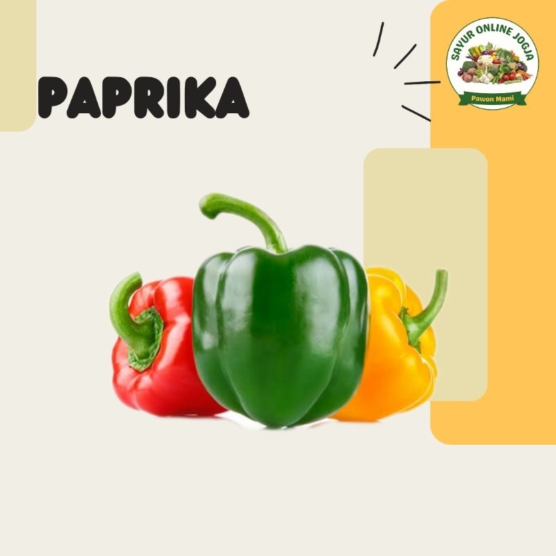 

Paprika per buah - PAWON MAMI SAYUR ONLINE JOGJA
