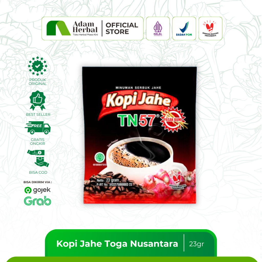 

Kopi Jahe TN57 Plus 23gram - Solusi Alami untuk & Kesehatan