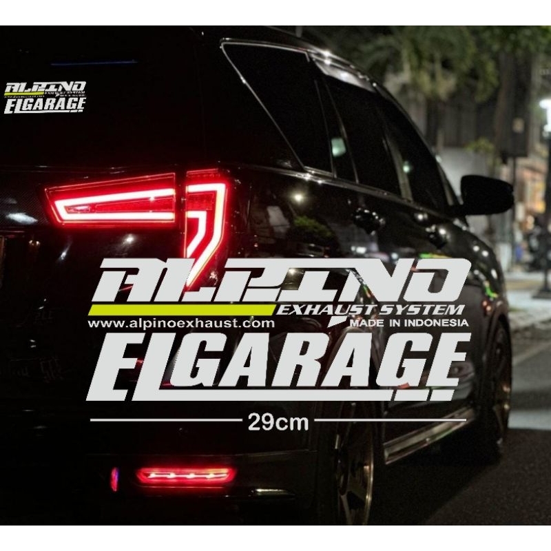 STIKER ALPINO ELGARAGE