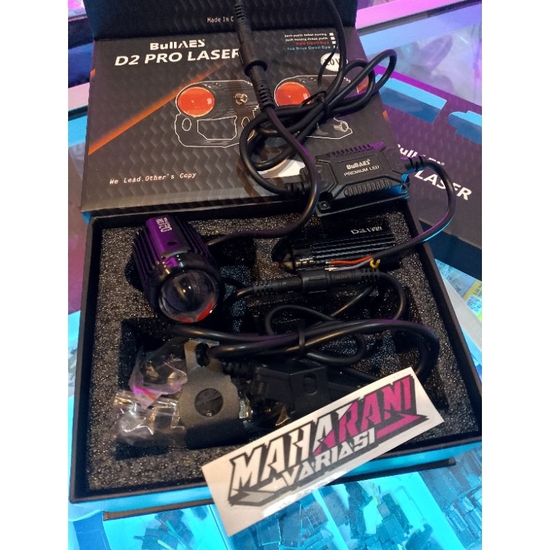 ORIGINAL D2 PRO LASER BULLAES 20WATT KUNING PUTIH LAMPU TEMBAK D2 LASER