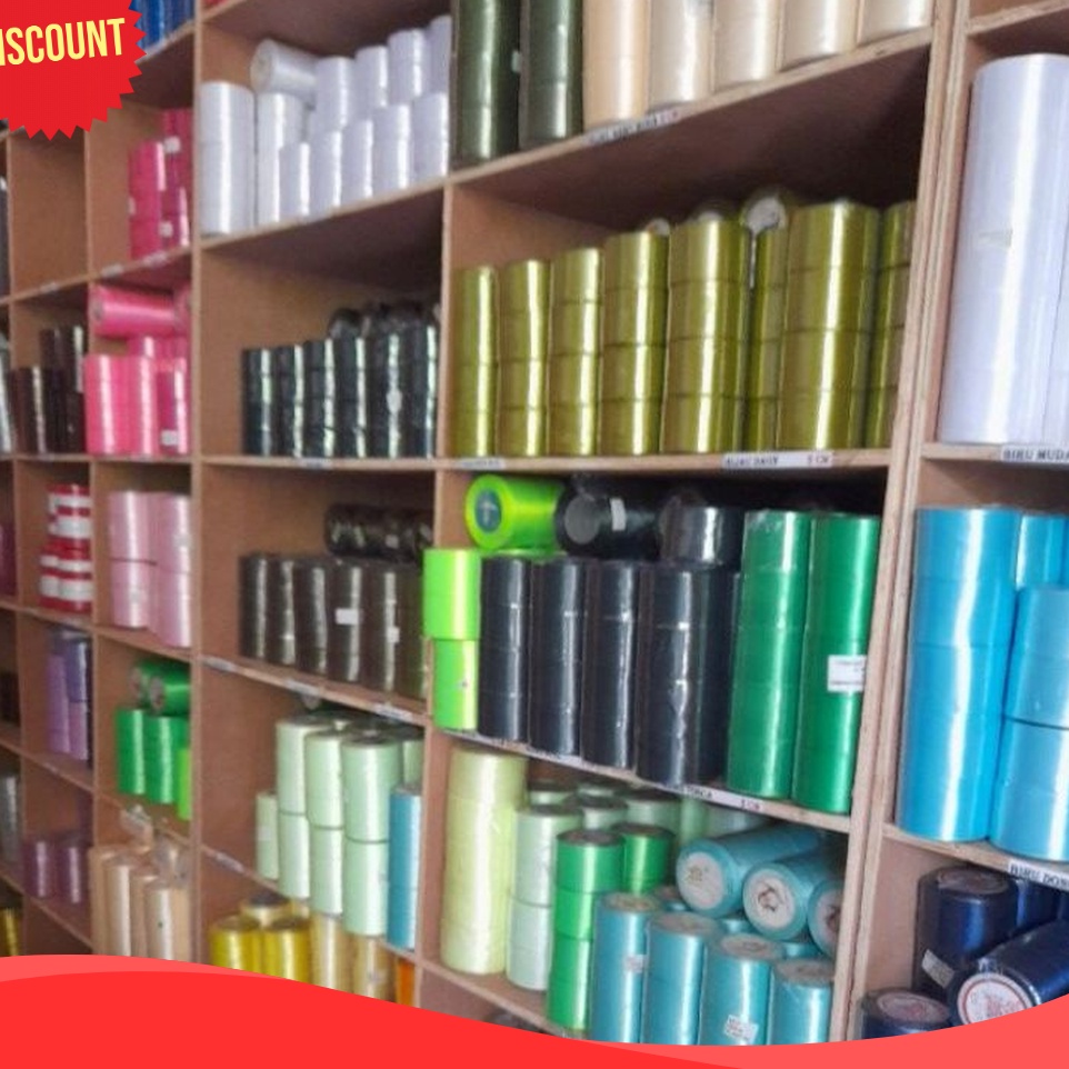 

SENSASIONAL Pita Satin Ukuran 15 inch 4cm Per Roll