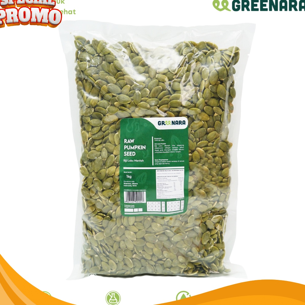 

GEBYAR PROMO Greenara Biji Labu Mentah 1Kg Raw Pumpkin Seed