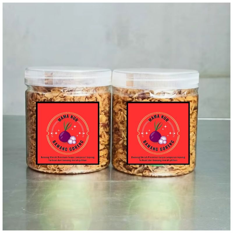 

Bawang Merah Goreng Paket isi 2 Toples berat 350gr