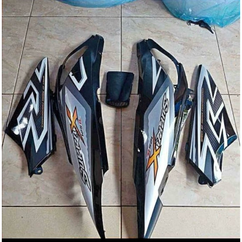 Cover Body Belakang Supra X 125 Body samping Belkang Kanan kiri Honda Supra X 125