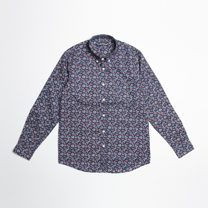 kemeja batik paisley lengan panjang | HOAXTONE | Lsp01