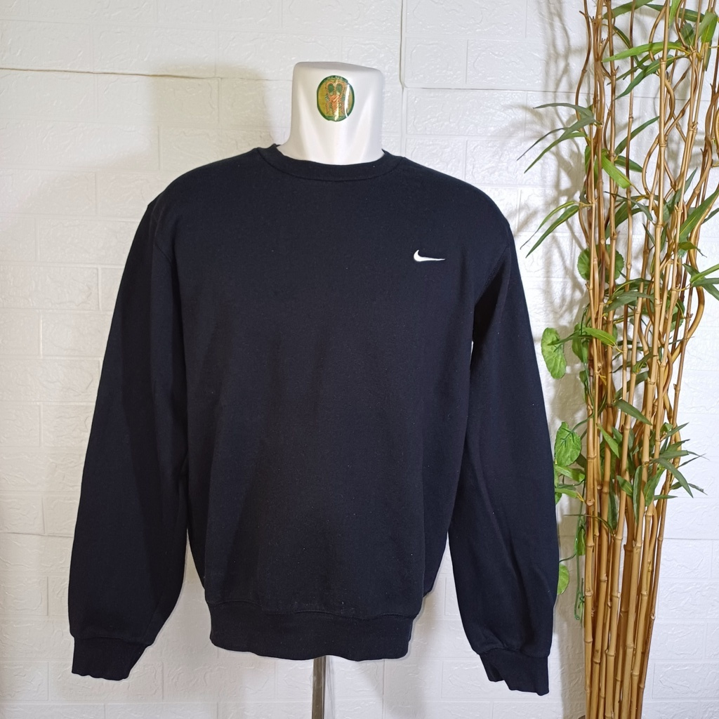 SWEATER CREWNECK NIKE SWOOSH, MADE PAKISTAN, SIZE L (SECOND BRANDED) CN0239