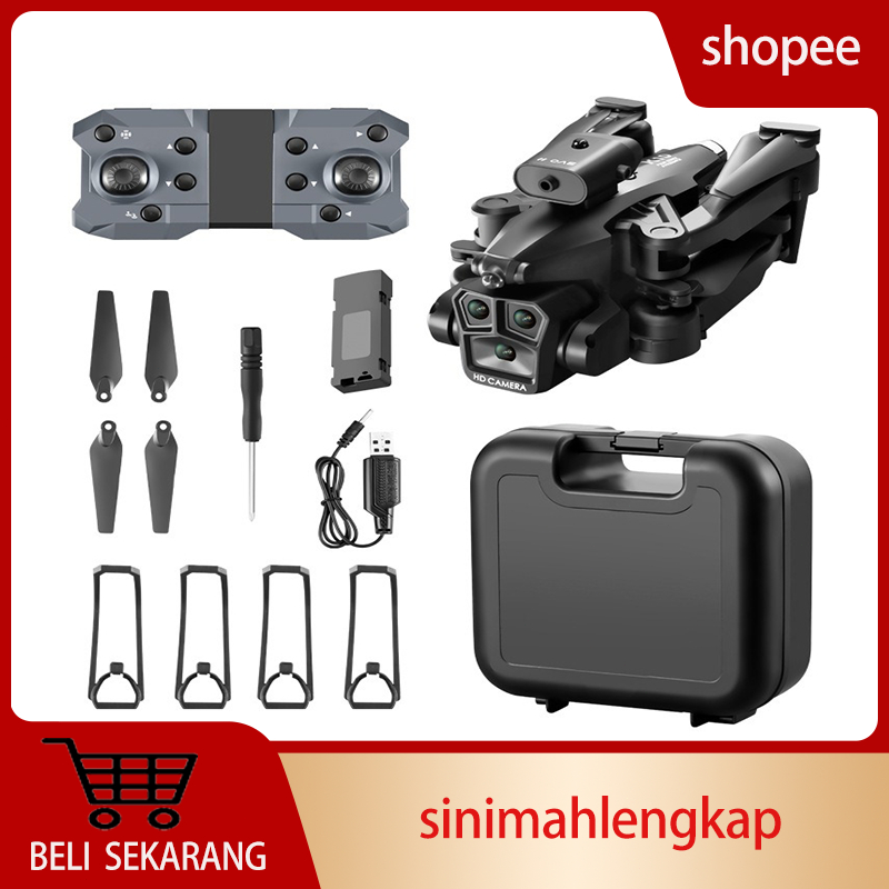 K10 Max Drone Professional Aerial Photography Aircraft Three-Camera HD One-Key Return Obstacle Avoid