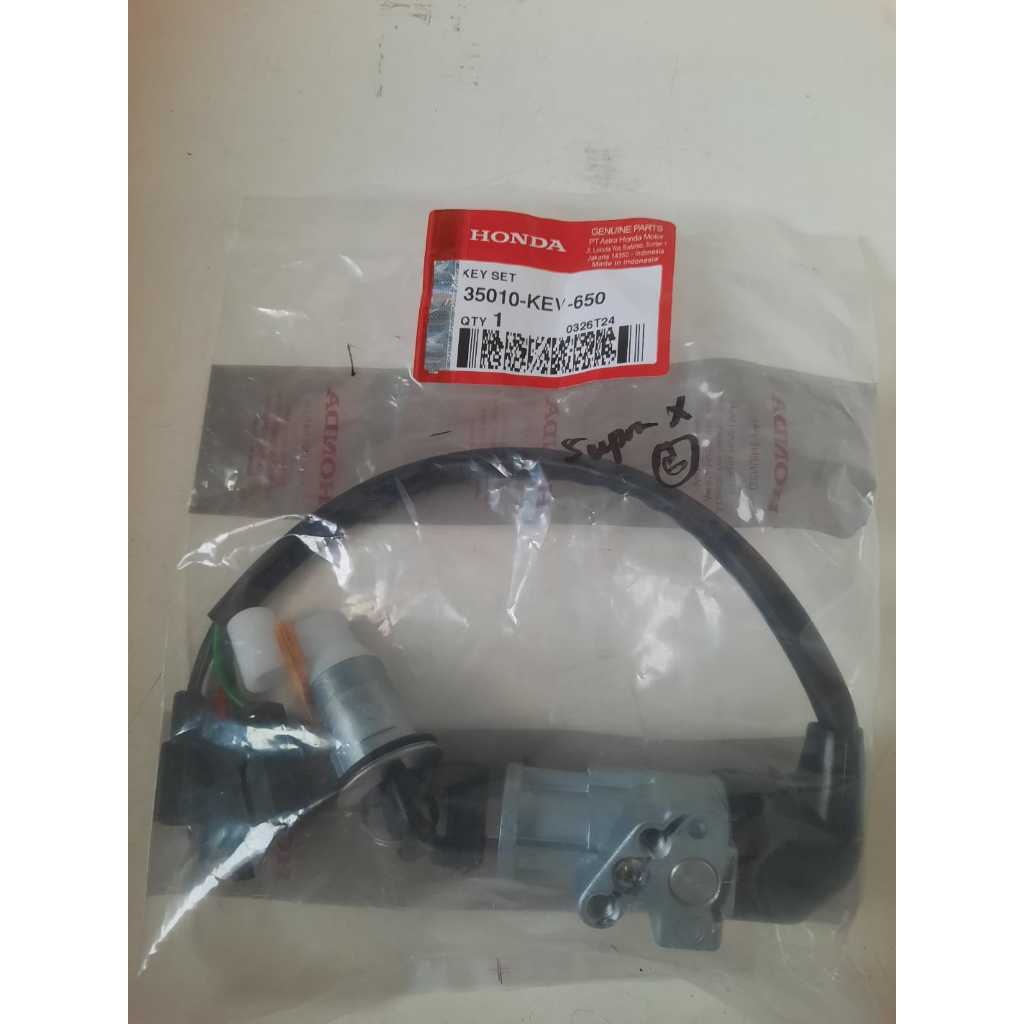 GLOBAL CLG - KUNCI KONTAK SET AHM SUPRA 35010KEV650 ORIGINAL AHM