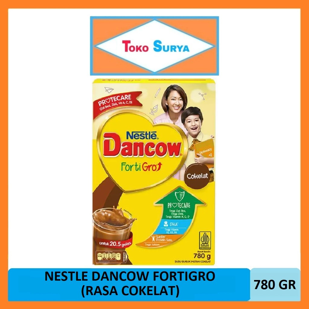 

Nestle Dancow Fortigro Susu Anak 6-12 Tahun Rasa Cokelat 780 Gr