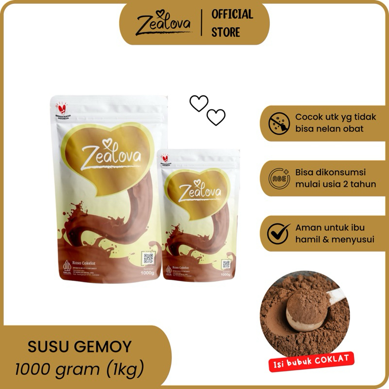 

[SHOPEE PUSAT] ZEALOVA SUSU 1000gr COKLAT | BPOM