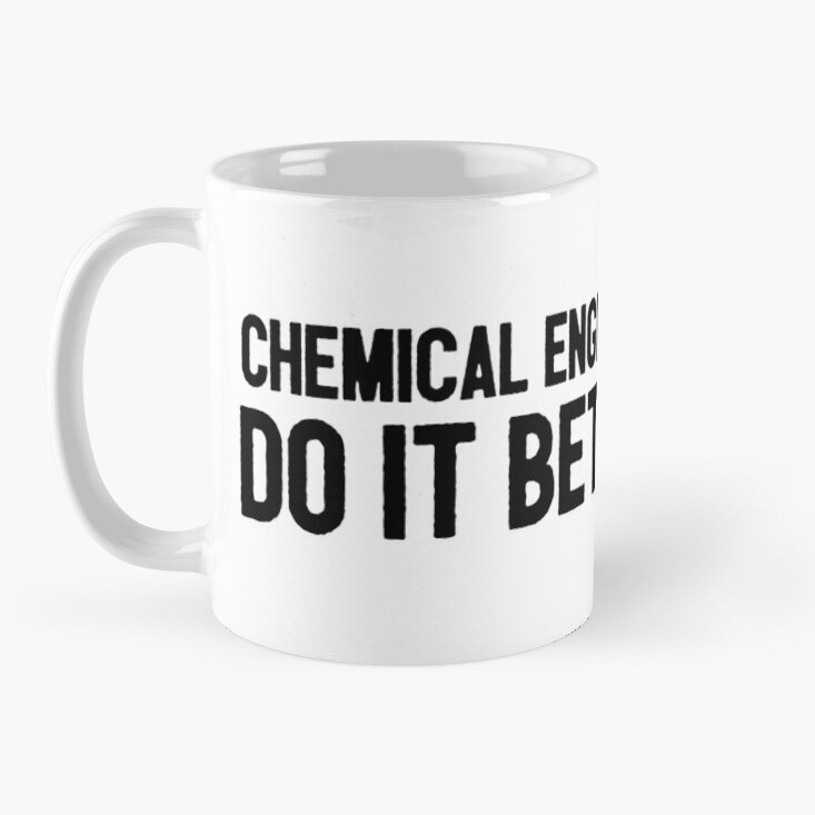 Gelas Hadiah | Mug Gelas Chemical Engineers Do It Better Engineering