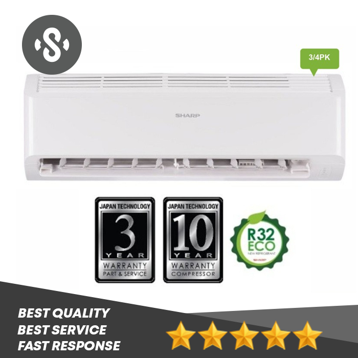 Sharp AC 3/4PK AH-A7BEY / AC Sharp 0.75pk AC Sharp AHA7BEY Sharp 7BEY