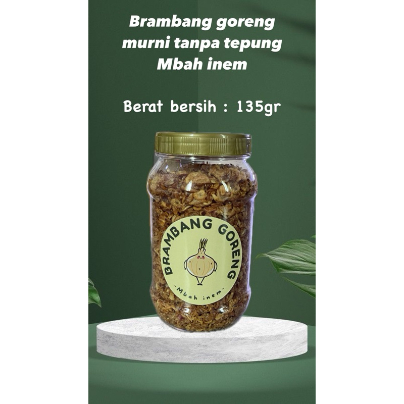 

BRAMBANG GORENG MURNI TANPA TEPUNG 135gr