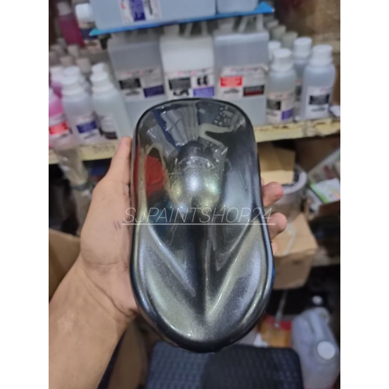 Cat PU Gun Metal | silver grey metalic