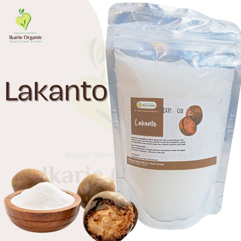 

Lakanto Sweetener Monkfruit Ikarie Organic 100 gr