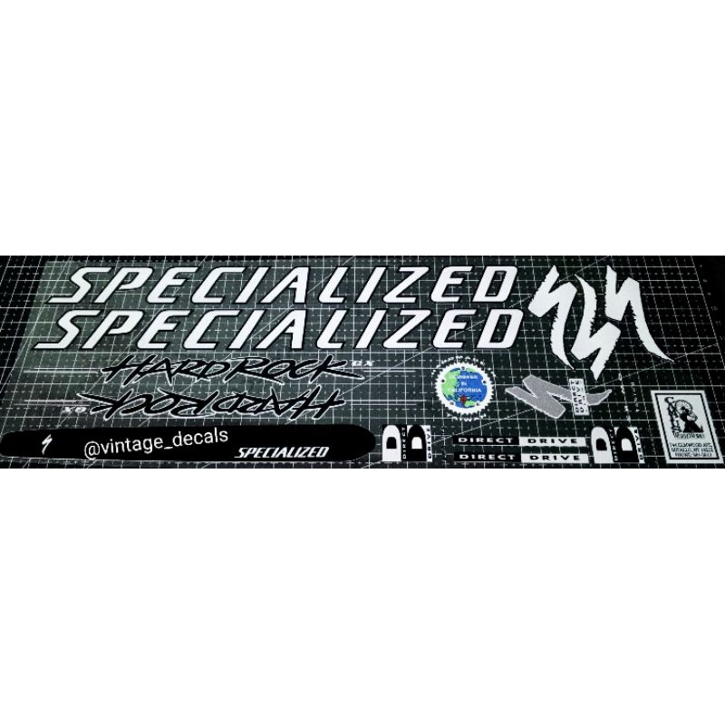 decals replacement specialized hardrock GX 1997
