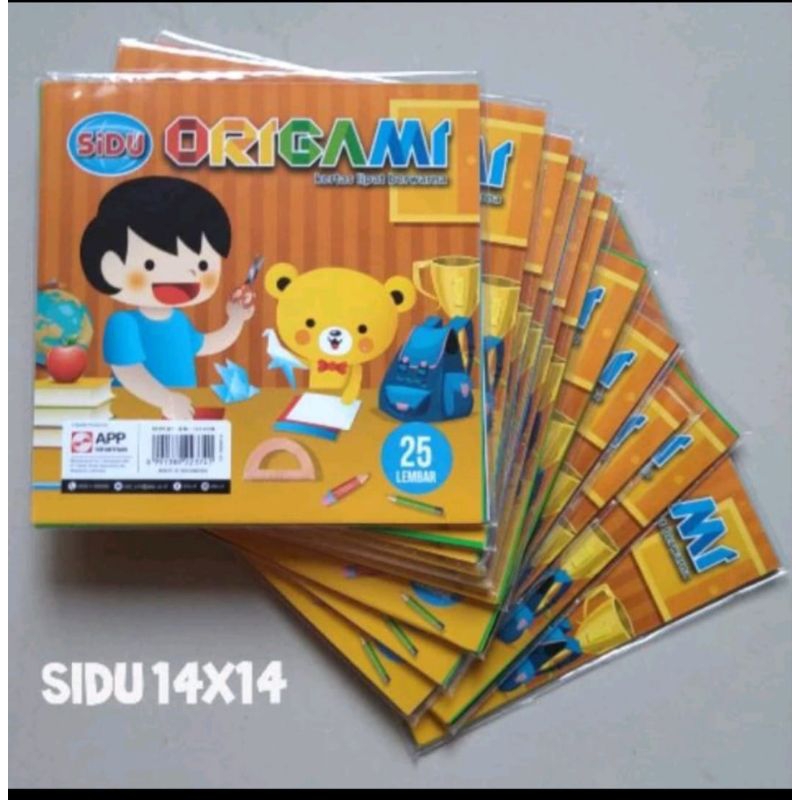 

kERTAS SIDU ORIGAMI/KERTAS LIPAT 14*14 ISI 25 LEMBAR