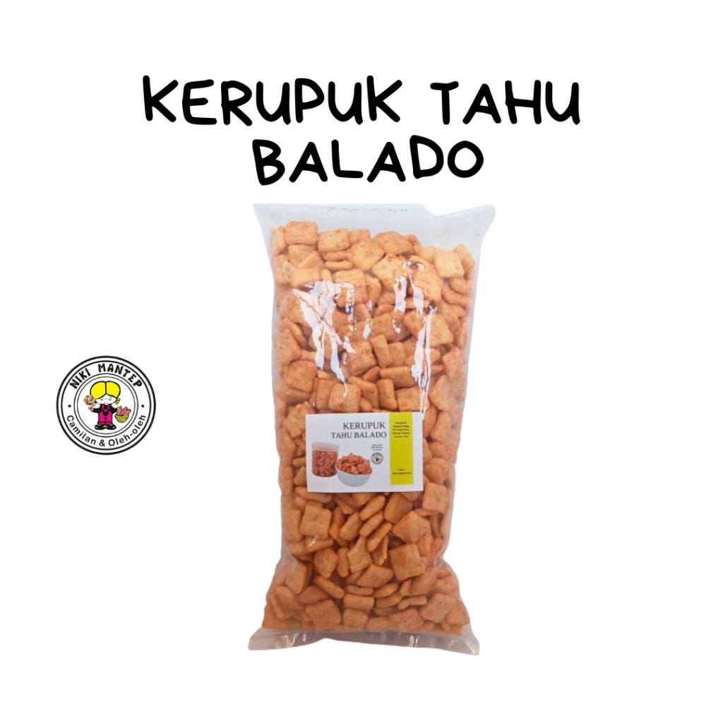 

Kerupuk Rambak Tahu Balado - Niki Snack Salatiga